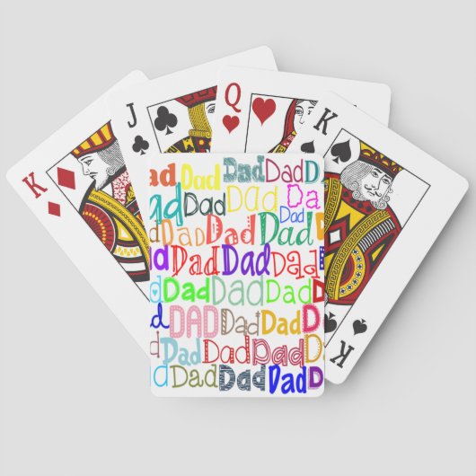 Vaderdag pokerkaarten (Achterkant)