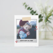 Vaderdag Polaroid Foto New Dad Cool papa Feestdagenkaart (Staand voorkant)