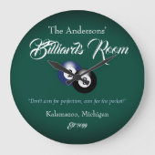 Vaderdag Pool Tafelkamer Pub Bar Grote Klok (Voorkant)