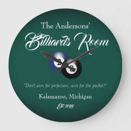 Vaderdag Pool Tafelkamer Pub Bar Grote Klok