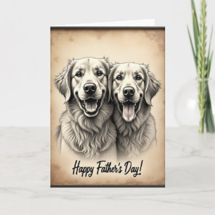 Vaderdag Portretkaart voor Honden Kaart