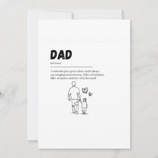 Vaderdag postkaart kaart