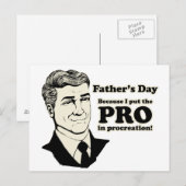 Vaderdag PROcreation Briefkaart (Voorkant / Achterkant)