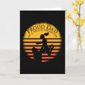 Vaderdag Proud Pap dochter Funny Gezegde citaat Kaart (Gele Bloem)