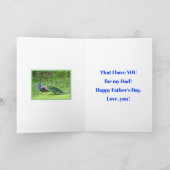 VADERDAG/PROUD U BENT MIJN DAD/PERSONALIZE MET KAART (Binnen)