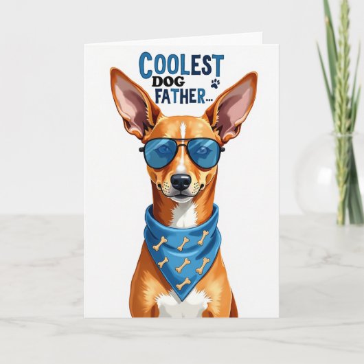 Vaderdag Pup Bandana Kaart (Voorkant)