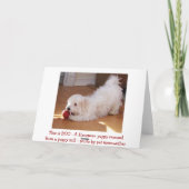 Vaderdag Pup Kaart (Achterkant)