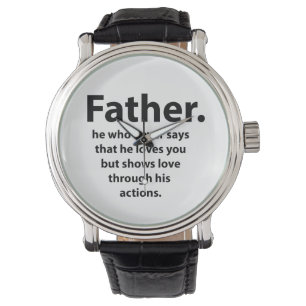 Vaderdag Quote Typografie Happy Fathers Day Horloge