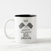 Vaderdag Racing Mok - F1 Cadeau voor Papa, Grappig (Links)