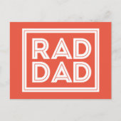 Vaderdag - Rad Dad Briefkaart (Voorkant)