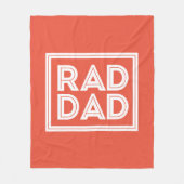 vaderdag - Rad Dad Fleece Deken (Voorkant)