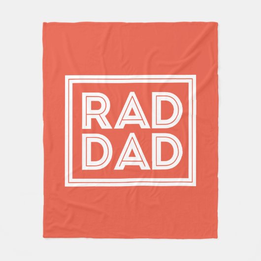 vaderdag - Rad Dad Fleece Deken (Voorkant)