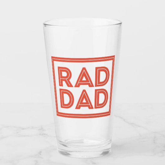 Vaderdag - Rad Dad Glas (Voorkant)