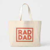 Vaderdag - Rad Dad Grote Tote Bag (Voorkant)