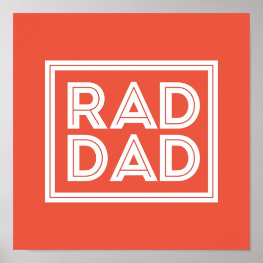 Vaderdag - Rad Dad Poster (Voorkant)
