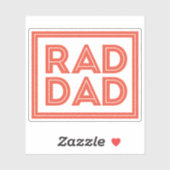 Vaderdag - Rad Dad Sticker (Vel)