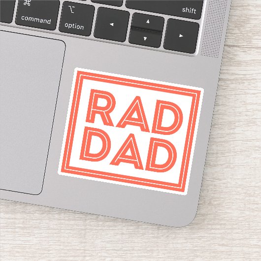 Vaderdag - Rad Dad Sticker (Detail)
