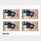 Vaderdag Rechthoekige Sticker (Vel)