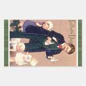 Vaderdag Rechthoekige Sticker (Voorkant)