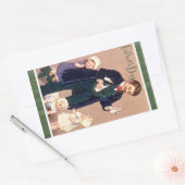 Vaderdag Rechthoekige Sticker (Envelop)