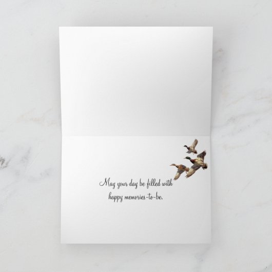 Vaderdag Red Canoe op Autumn Lake Kaart (Binnen)