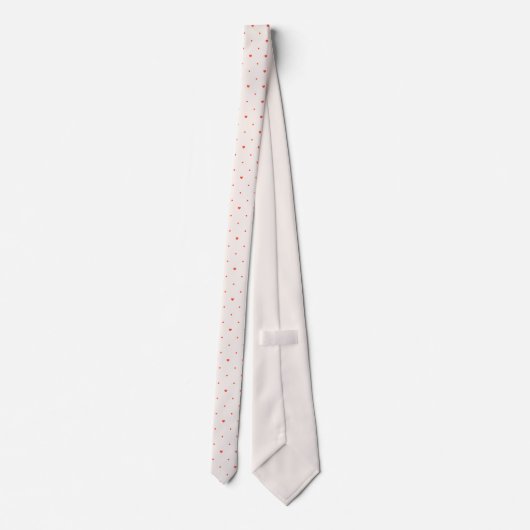 Vaderdag Red Polka Dots feestelijk. Stropdas (Achterkant)