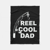 Vaderdag Reel Cool Dad Fleece Deken (Voorkant)