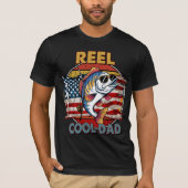 Vaderdag "Reel Cool Dad" T-shirt (Voorkant)