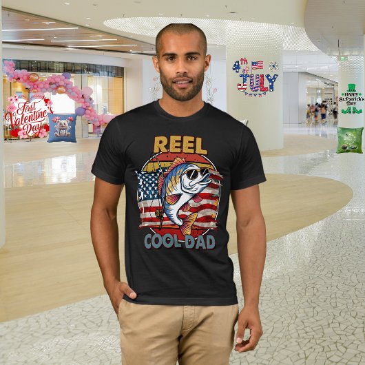 Vaderdag "Reel Cool Dad" T-shirt