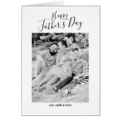 Vaderdag Retro Photo Wenskaart (Voorkant)
