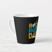 Vaderdag Rock And Roll Vader Latte Mok (Linkerhoek)