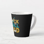 Vaderdag Rock And Roll Vader Latte Mok (Rechterhoek)