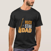 Vaderdag Rock Star Dad T-shirt (Voorkant)