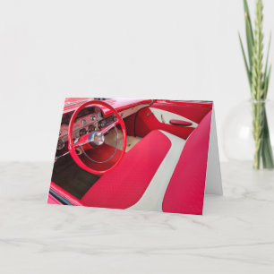 Vaderdag Rood- en witte auto Kaart