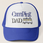 vaderdag/RV Camping Dad Trucker Hat Blue Trucker Pet (Voorkant)