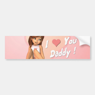 Vaderdag Sadie Bumpersticker