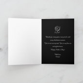 Vaderdag Schaakkaart – Elegant ontwerp Kaart (Binnen)