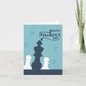Vaderdag Schaakkaart van zoon Kaart (Voorkant)