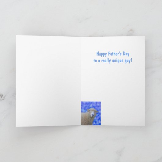 Vaderdag-schaap Kaart (Binnen)