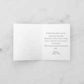 Vaderdag Schachkaart van zoon Kaart (Binnen)