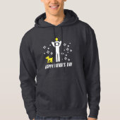 Vaderdag schattig, eenvoudig en kleurrijk hoodie (Voorkant)