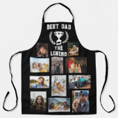 Vaderdag Schort, familiefoto Collage beste vader Schort (Voorkant)