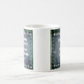 Vaderdag Schrift Mok Rustiek Blauwgroen Grijs Wit (Center)