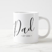 Vaderdag Script Dad Personalized Grote Koffiekop (Rechts)