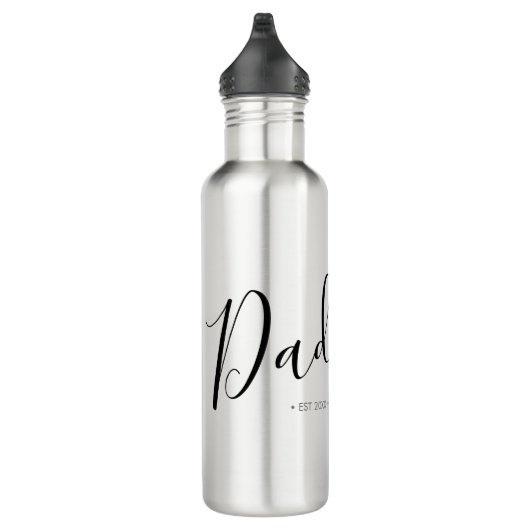 Vaderdag Script Dad Personalized Waterfles (Rechts)