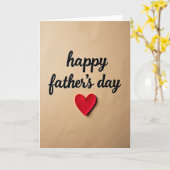 Vaderdag Script Letterkaart Kaart (Gele Bloem)