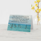 Vaderdag Scripture Boats Kaart (Gele Bloem)