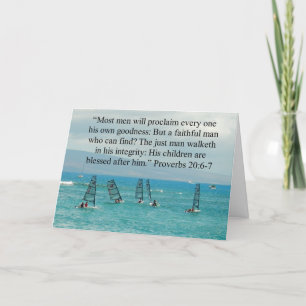 Vaderdag Scripture Boats Kaart