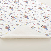 Vaderdag Sherpa Blanket Sherpa Deken (3/4)