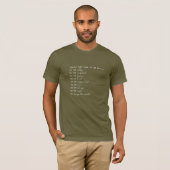 vaderdag Shirt - Leer haar (Voorkant volledig)